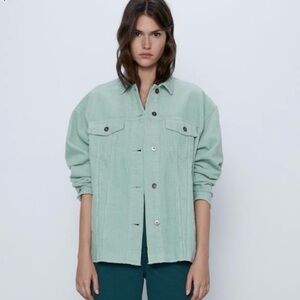 ZARA Mint Green Women's Jacket